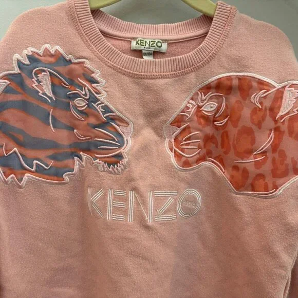 Kenzo Kids  4A 104cm Logo Graphic Sweatshirt - Picture 2 of 5